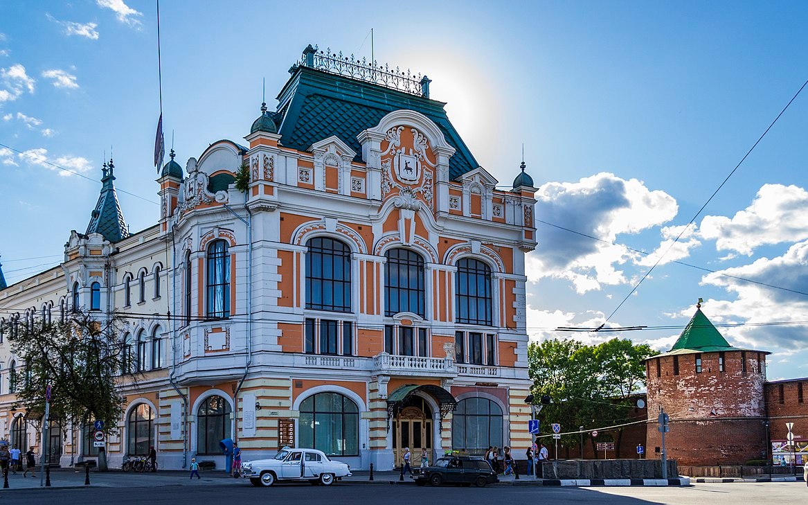 Интерактивные Пазлы. Здание городской думы – Нижегородская государственная  областная детская библиотека имени Т.А. Мавриной (ГБУК НО НГОДБ)